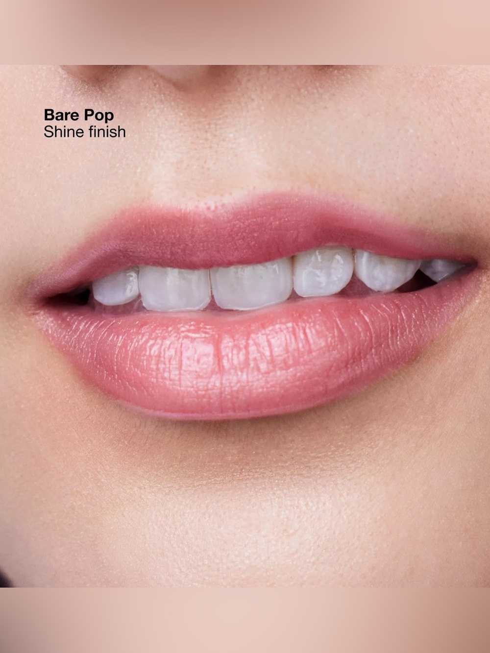 Clinique Pop Longwear Lipstick in 02 Shine Bare Pop Full Size